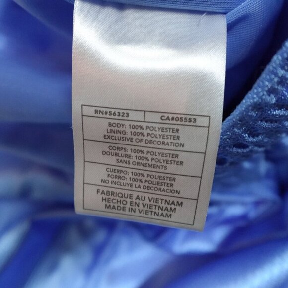 Vintage Nike Shorts Large Blue Satin Old Stock Gray Tag NEW - Picture 10 of 12